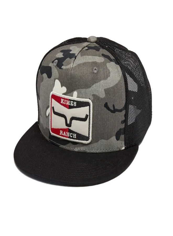 Kimes Ranch Adjustable Snapback Hats Sparky Trucker Caps/Work Wear Brown - Image 2